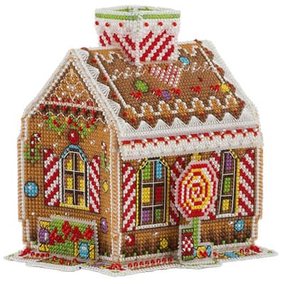 Broderikit Panna "Peberkagehus" 12 x 10 cm