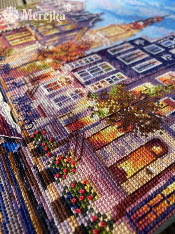 Broderisett Merejka K-232 – «Amsterdam» 39x30 cm