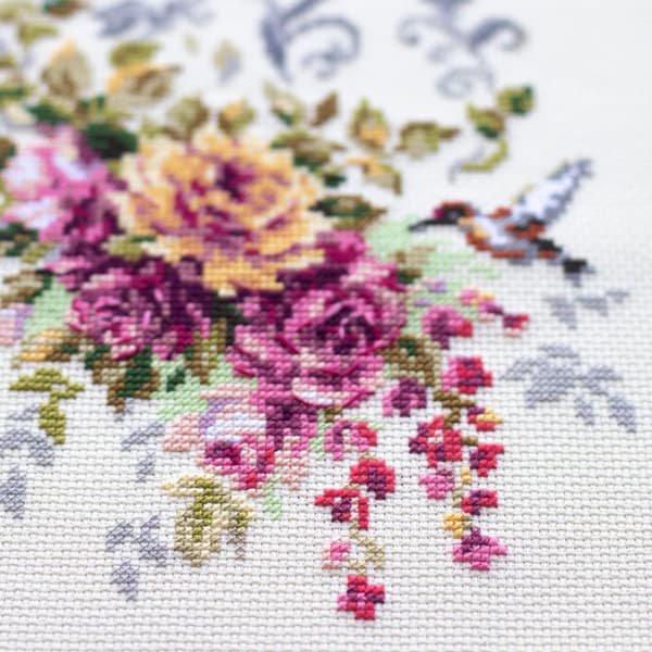 Broderisett Magic Needle "Festlig etui" 17x27 cm