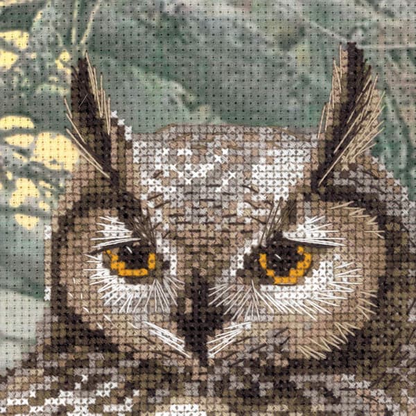 Broderikit Riolis "Berguv" 30x40 cm