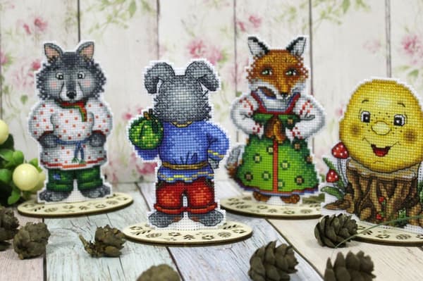 Broderisett Plastic Canvas MP Studia "Hare" 7x12 cm