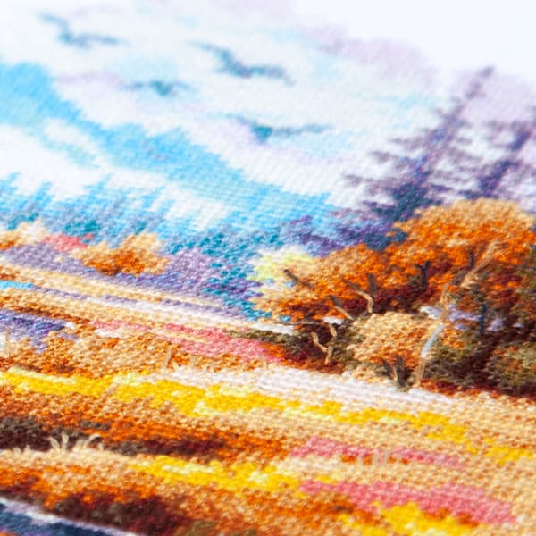 Broderikit Magic Needle "Stilhed og svalhed" 26x23 cm