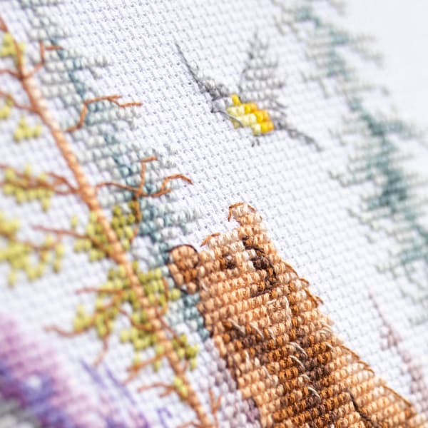 Broderisett Magic Needle "Vårskogand" 17x27 cm