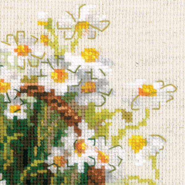 Broderisett Riolis "Prestekrager" 25x25 cm