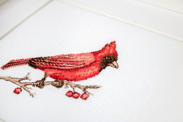 Broderisett Luca-S B1156 - "Kardinal" 10x9 cm