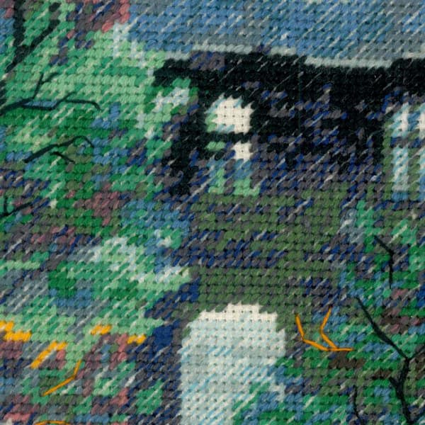Broderikit Riolis "Regnfuld sommer" 30x30 cm