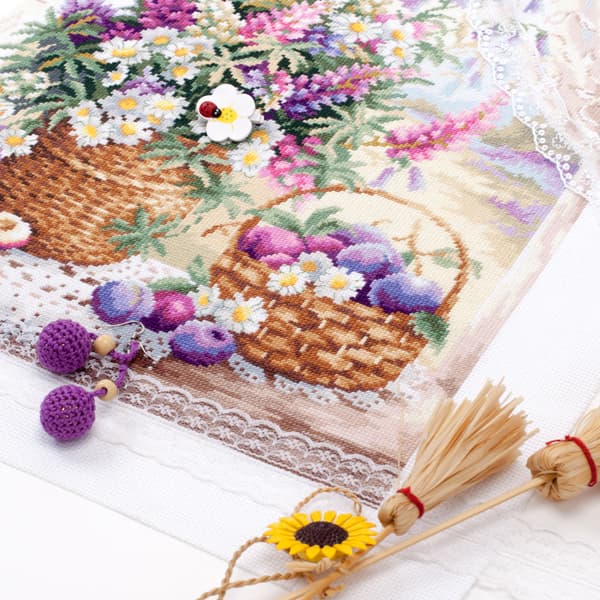 Broderikit Magic Needle "Sommerstemning" 32x40 cm