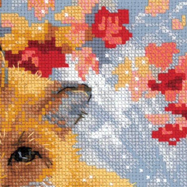 Broderikit Riolis "Ræv" 21x30 cm