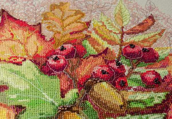 Broderikit Abris Art "Höststund" 31x32.5cm