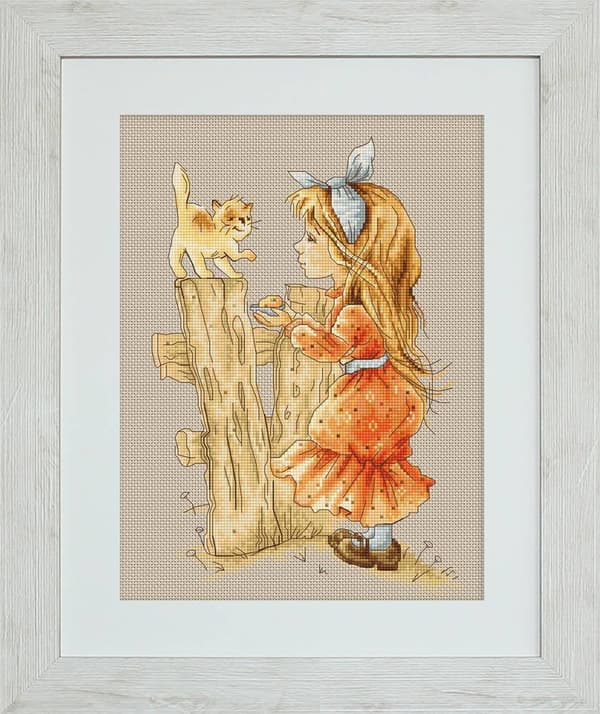 Broderikit Luca-S B1106 - "Med killing" 17x25 cm