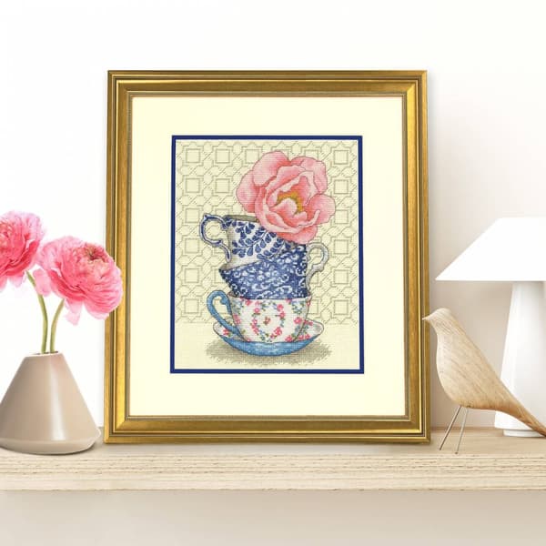Broderikit Dimensions "Ros-te" 20.3x25.4 cm