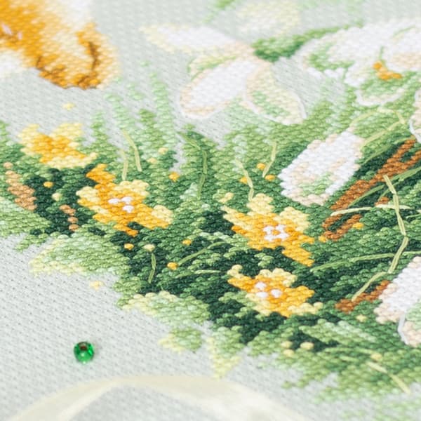 Broderisett Magic Needle "Englehistorier. Kanin" 26 x 26 cm