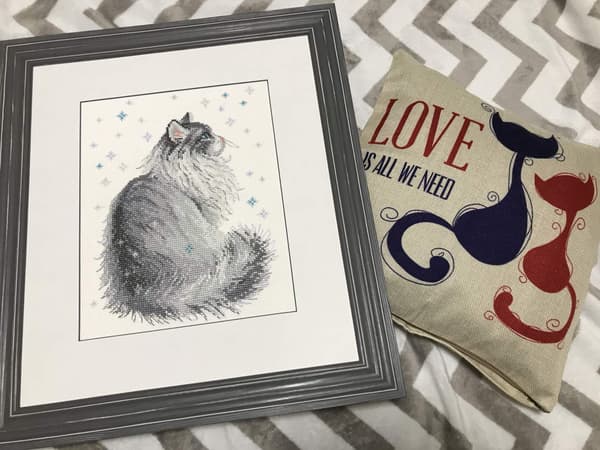 Broderikit Riolis "Sneet Meow" 24x30 cm
