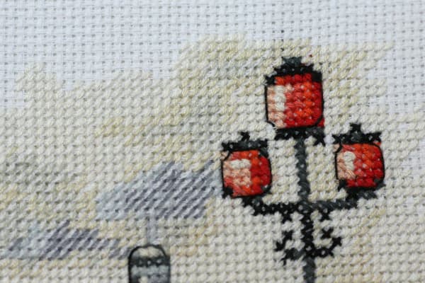Broderikit Abris Art "Et særligt møde" 20x20 cm