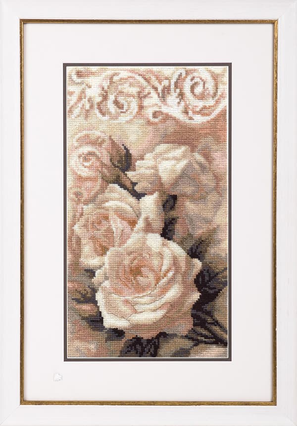 Broderisett Panna "Romantikk" 25.5x14cm