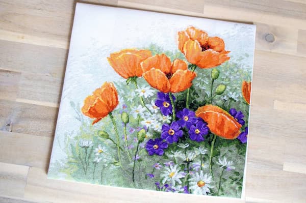 Broderikit Luca-S B2368 - "Valmue" 28.5x28 cm