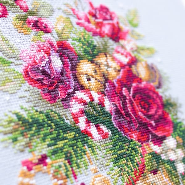 Broderikit Magic Needle "Julöverraskning" 17x27 cm
