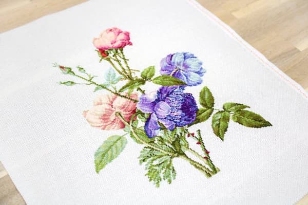 Broderikit Luca-S B2349 - "Buketten" 19x25 cm