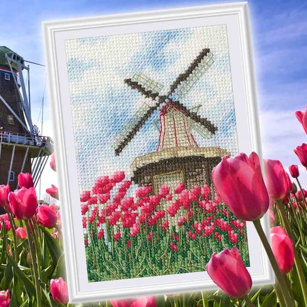 Broderikit RTO "Møller" 9x13,5 cm