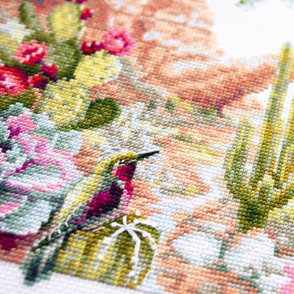 Broderikit Magic Needle "Vilde vestenblomster" 34x26 cm