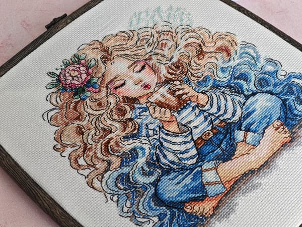 Broderikit AVA "Eftermiddagens läckerheter" 18.57x19.05 cm