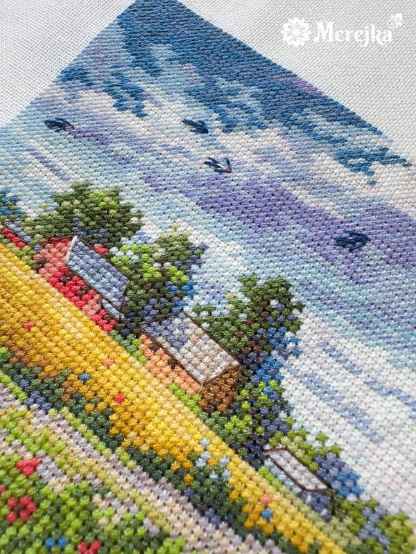 Broderikit Merejka K-279B - "Sommer" 11.5x11.5cm