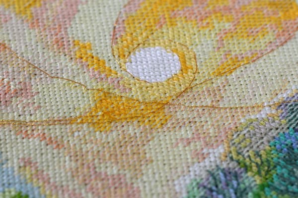 Broderikit Abris Art "Daggry over floden" 28x38 cm