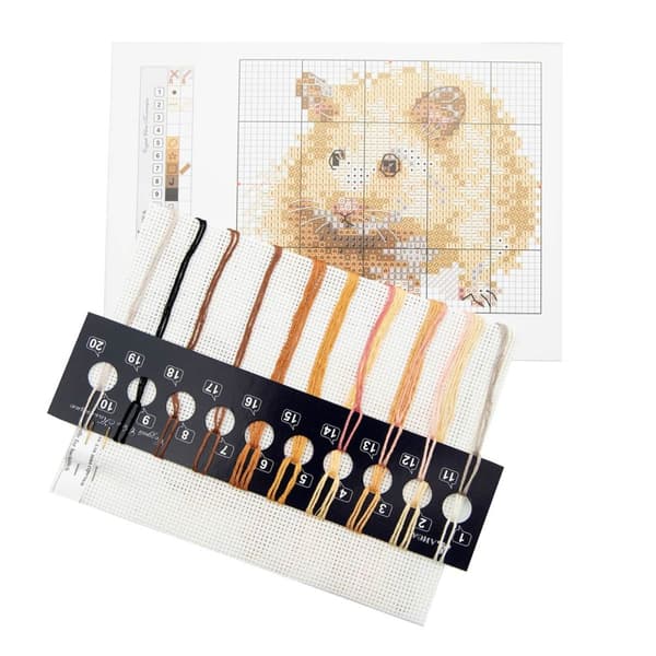 Broderisett Alisa "Hamster" 9x7 cm