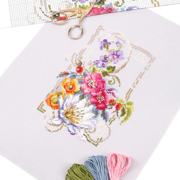 Broderisett Magic Needle "God jul" 15x21 cm