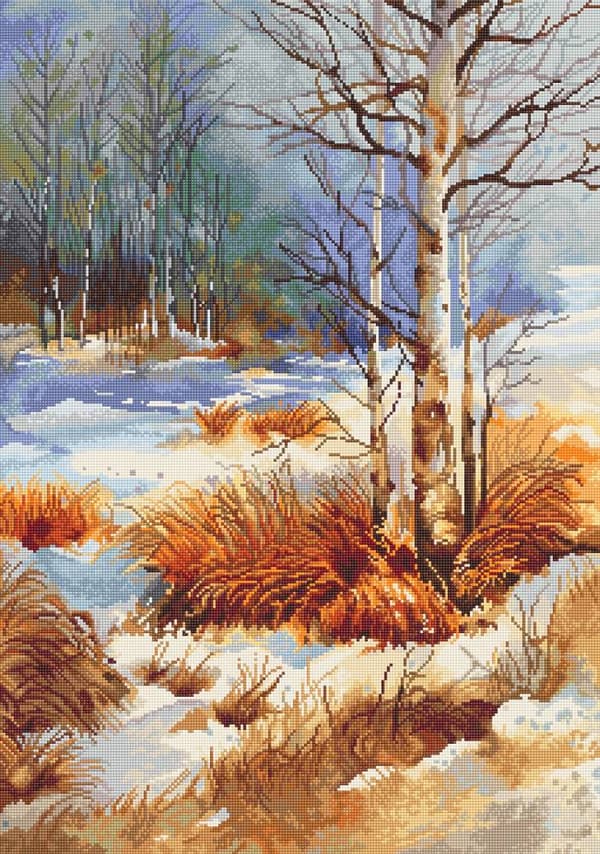 Broderikit Luca-S B611 - "Hösten" 35x49 cm