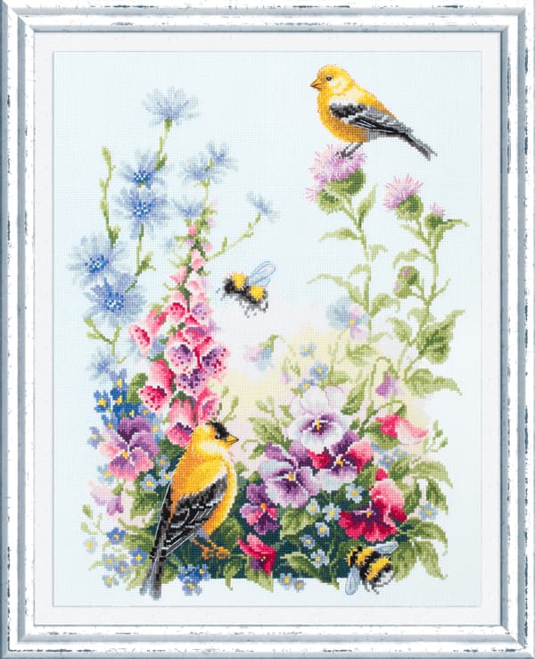 Broderikit Magic Needle "Sommarsång" 31x40 cm
