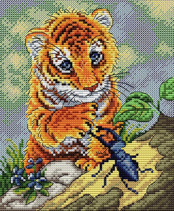 Broderisett MP Studia "La oss bli venner" 15x18 cm