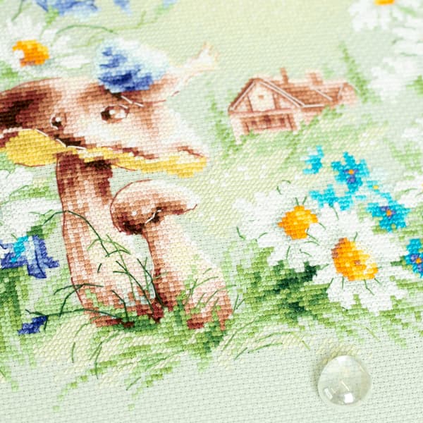 Broderisett Magic Needle "Engelfortellinger. Snegl" 26 x 26 cm