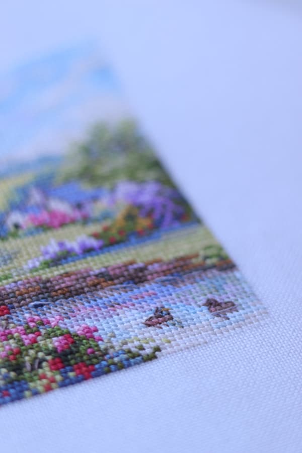 Broderisett Merejka K-268A - "Vår" 11.5x11.5 cm