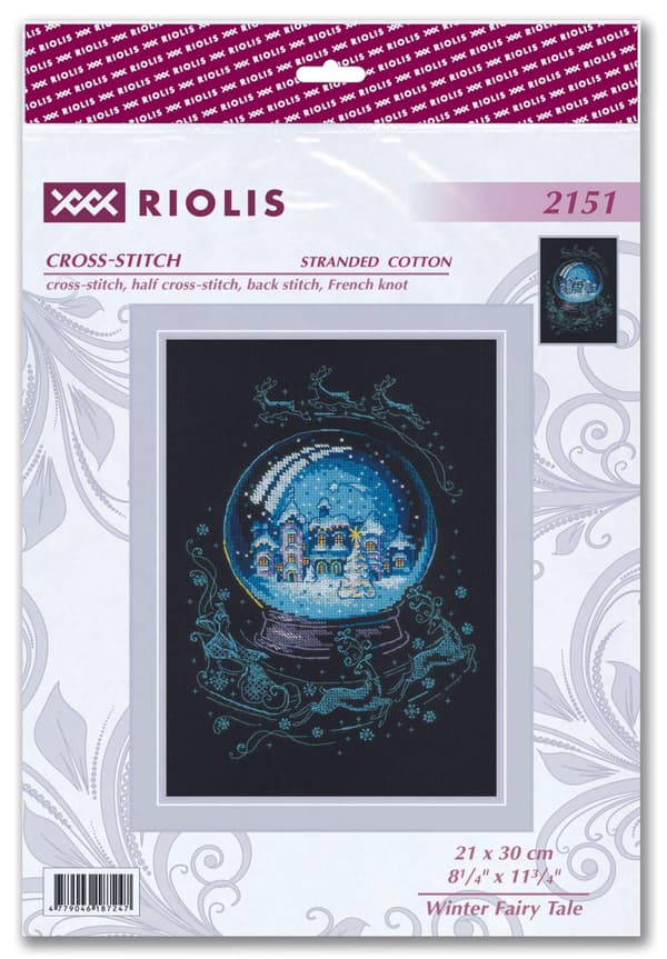 Broderikit Riolis "Vintersaga" 21x30 cm