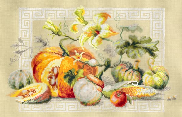Broderikit Magic Needle "Pumpafest" 30x20 cm