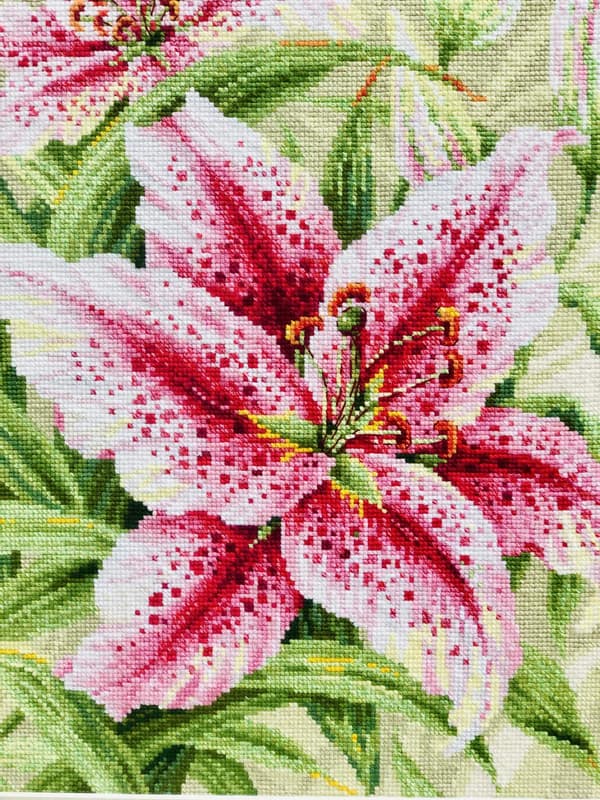 Broderikit Riolis "Liljer" 40x50 cm