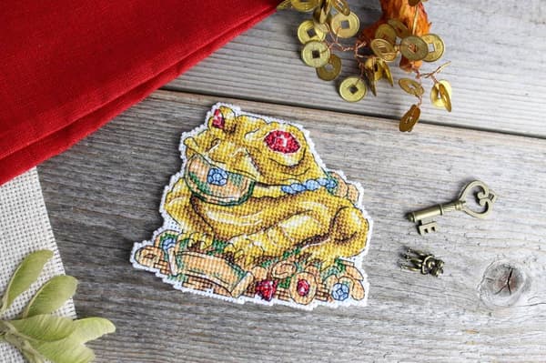 Broderikit plastic canvas MP Studia "Pengagroda" 11x9 cm