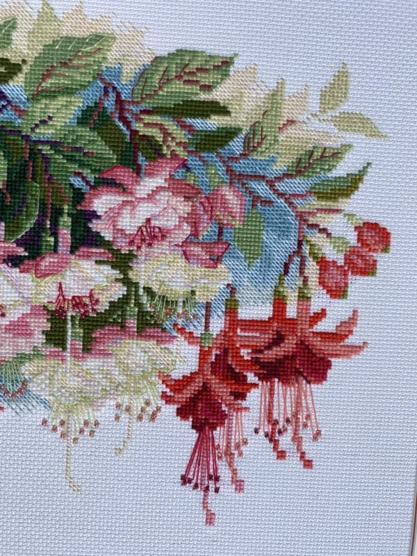 Broderisett Riolis "Fuchsia" 40x30 cm