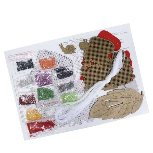 Perlebroderi MP Studia "Fluesvamp" 12x13 cm