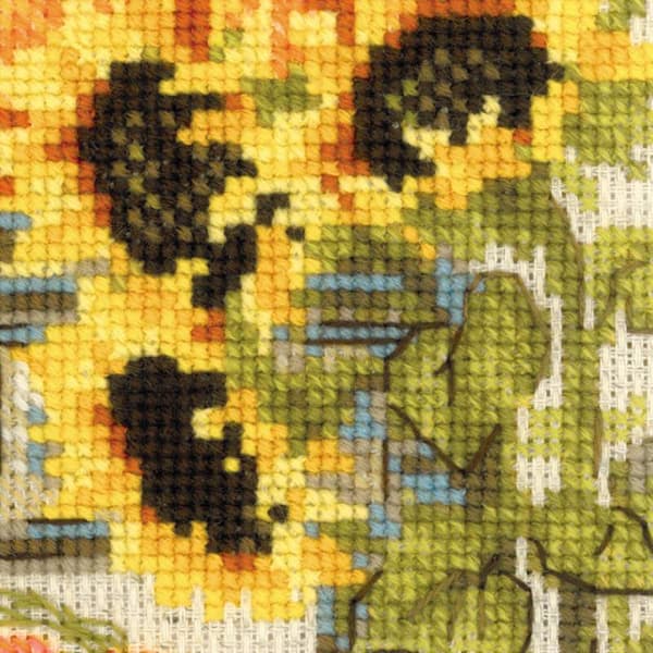 Broderikit Riolis "Stugträdgård. Höst" 20x30 cm
