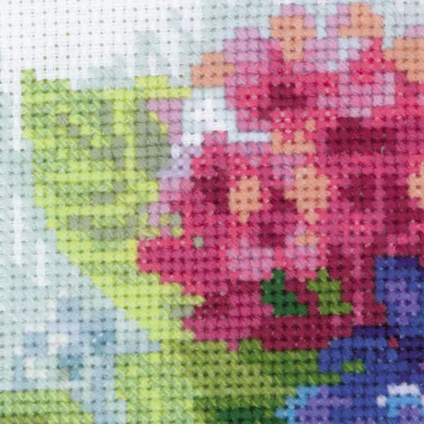 Broderikit Riolis "Hortensia" 35x30 cm