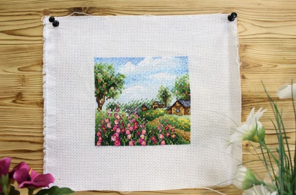 Broderikit MP Studia "På sommerdag" 10x11 cm