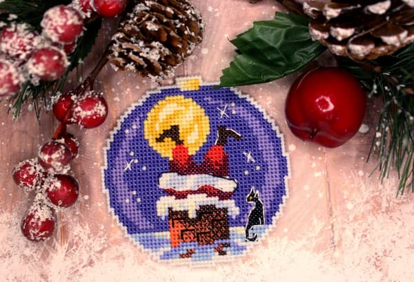 Broderisett Plastic Canvas MP Studia "Nisse" 9x9 cm