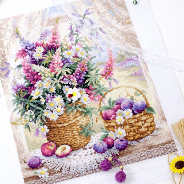 Broderisett Magic Needle "Sommerfølelse" 32x40 cm