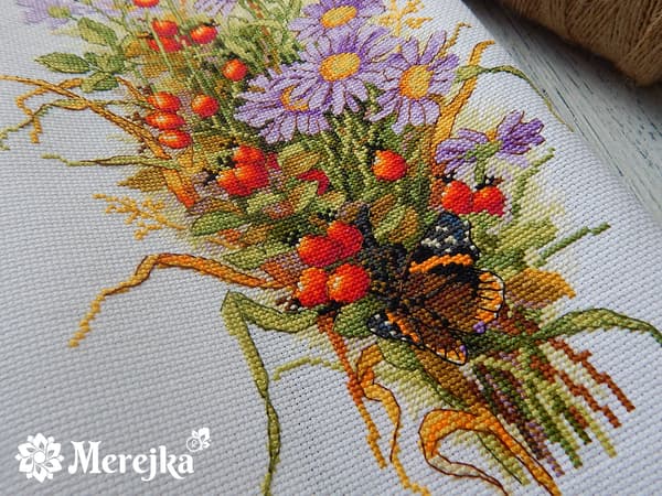 Broderikit Merejka K-126 - "Hyben" 19x36 cm