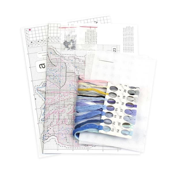 Broderisett Plastic Canvas MP Studia "Snødronningen" 20x13cm