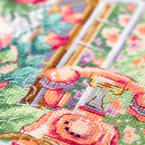 Broderikit Magic Needle "Charmiga Provence" 26x26 cm