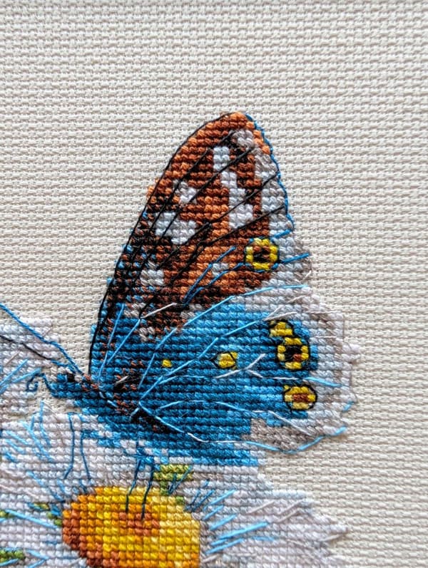 Broderikit med korssting - Riolis "Høstskønhed" 15x15 cm