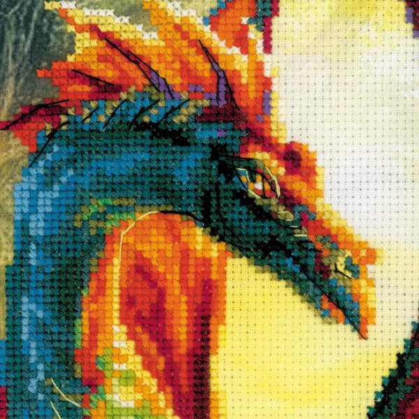 Broderikit Riolis "Skovdrage" 30x40 cm